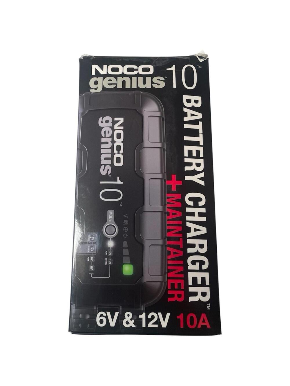 NOCO GENIUS10 Smart Charger 10A 6V/12V Auto Marine Trickle Maintainer - NEW / OB